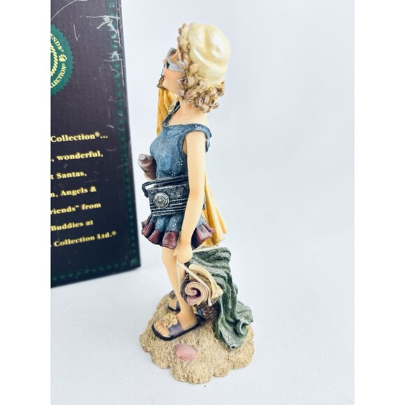 2001 Boyds Bears Folkstone Collection Edna B Sungoddess Life’s a Beach Figurine - Picture 4 of 10